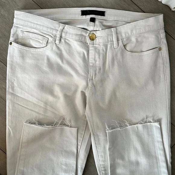 JUICY COUTURE White Low-Rise Denim Jeans, Size 30 - Picture 5 of 10